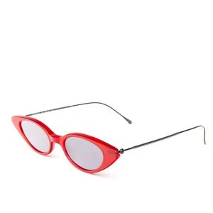 illesteva red/gunmetal Marianne sunglasses